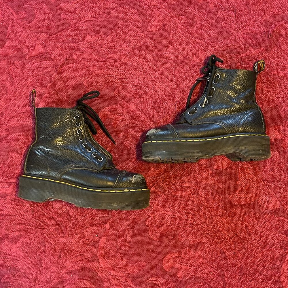 Doc Martens Sinclair boot in Black ladies Napa Leather boots (US-size 6)